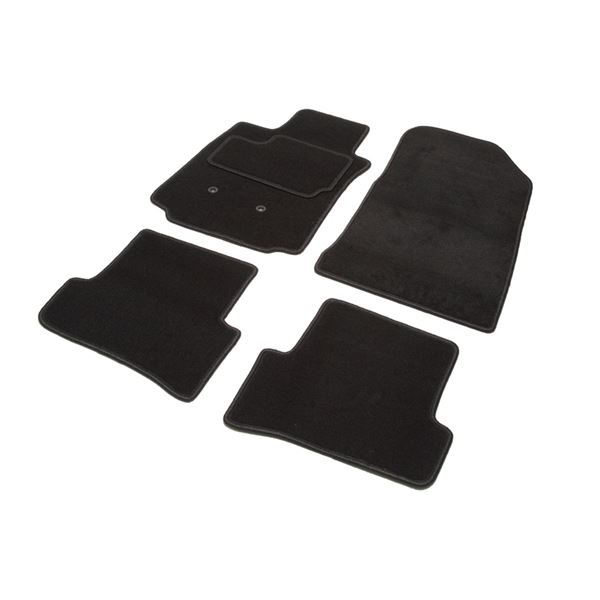 Jeu complet de tapis sur mesure qualité PREMIUM noir