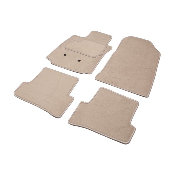Jeu complet de tapis sur mesure qualité PREMIUM beige
