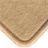 Tapis avant et 1er rang arrière sur mesure qualité PREMIUM beige