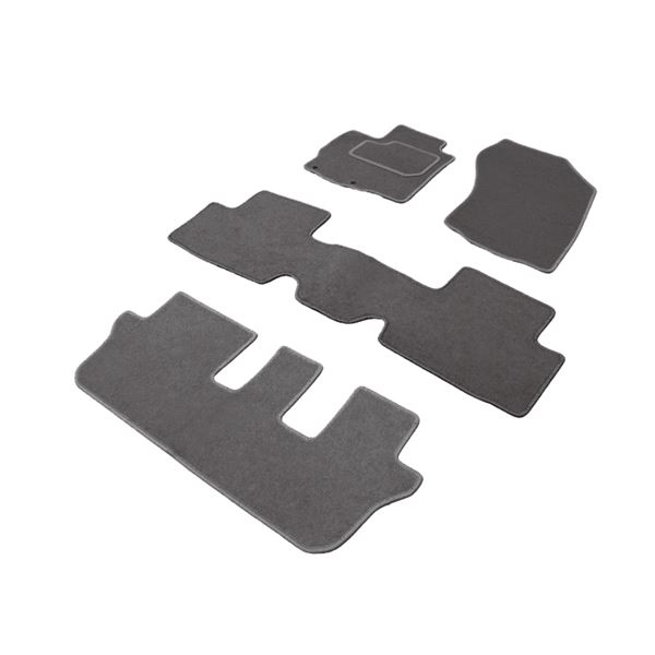 Jeu complet de tapis sur mesure qualité PREMIUM gris
