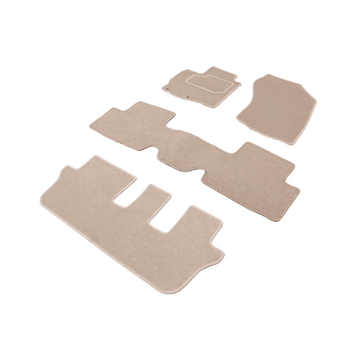 Jeu Complet De Tapis Sur Mesure Qualité Premium Beige