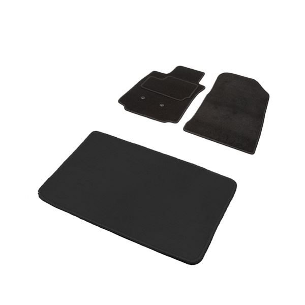 Jeu complet de tapis sur mesure qualité PREMIUM noir