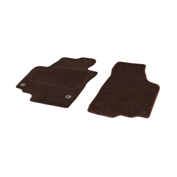 Tapis avant sur mesure qualité ELITE marron