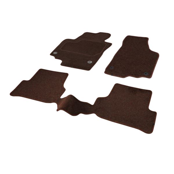 Jeu complet de tapis sur mesure qualité ELITE marron