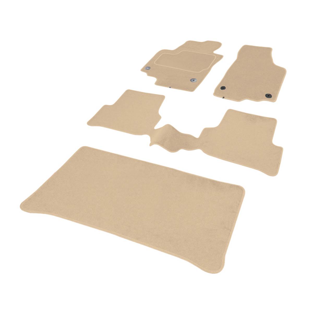 Jeu Complet De Tapis Et Tapis De Coffre Sur Mesure Qualité Elite Beige