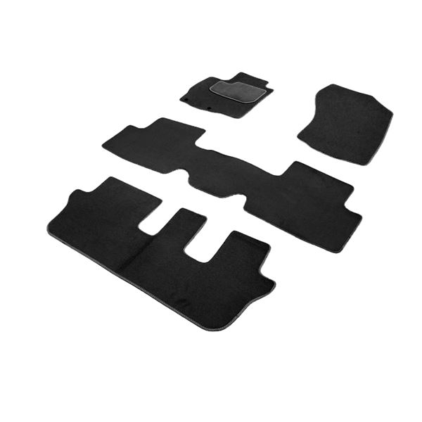 Jeu complet de tapis sur mesure qualité ELITE noir