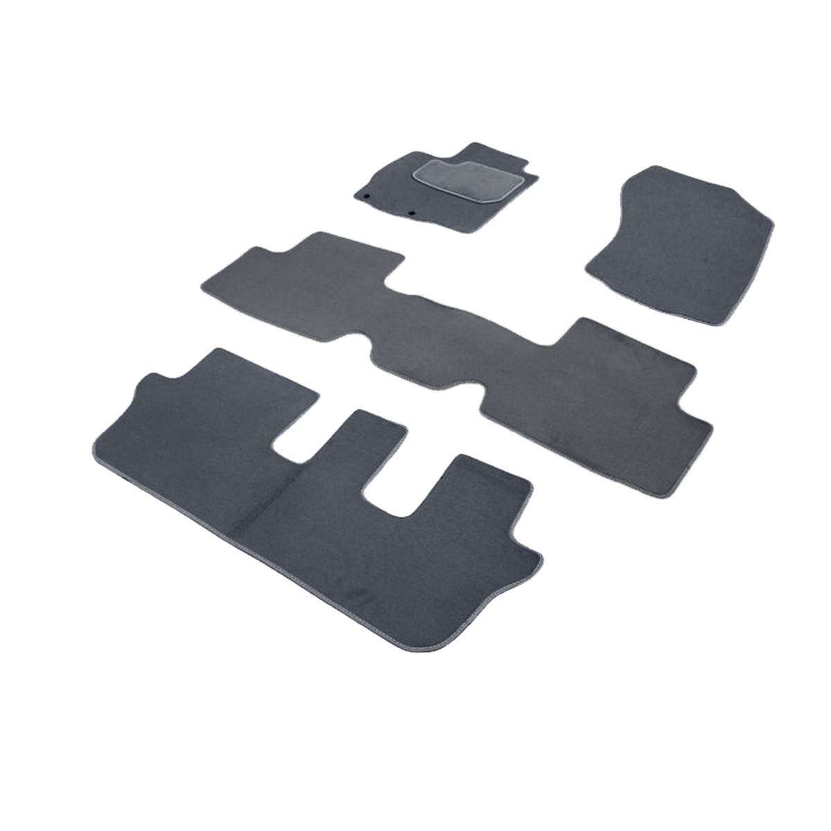 Jeu Complet De Tapis Sur Mesure Qualité Elite Gris