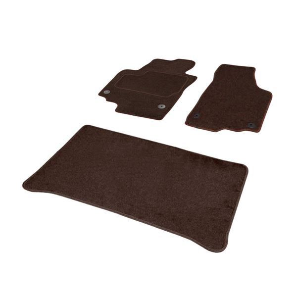 Jeu complet de tapis sur mesure qualité ELITE marron