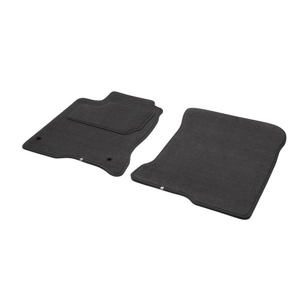 Tapis avant sur mesure qualité CARAT surpiqures grises