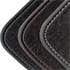 Tapis avant sur mesure qualité CARAT surpiqures grises