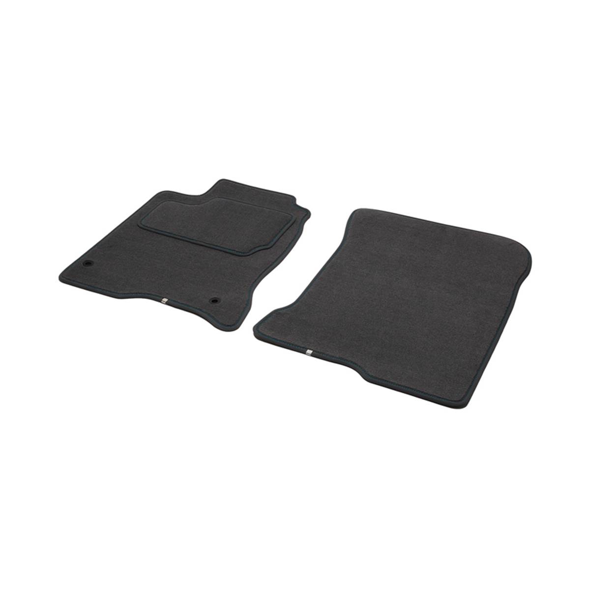 Tapis Avant Sur Mesure Qualité Carat Surpiqures Bleues