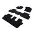 Jeu complet de tapis sur mesure qualité CARAT surpiqures bleues