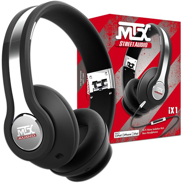 CASQUE AUDIO MTX IX1 NOIR