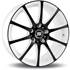 Jante RACER Axis Blanc Face Polie Noire 7x17 4x108ET25