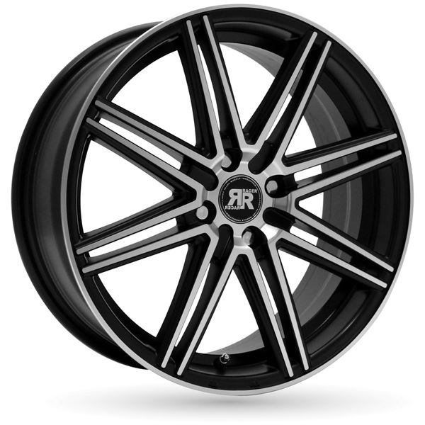 Jante RACER Cross Noir Face Polie 6,5x15 5x114,3ET35