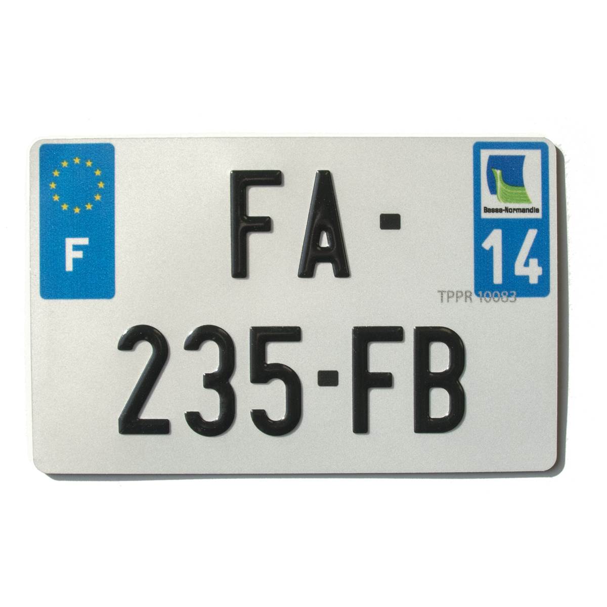 Plaque Immatriculation Alu 210 X 130 Mm Département 65
