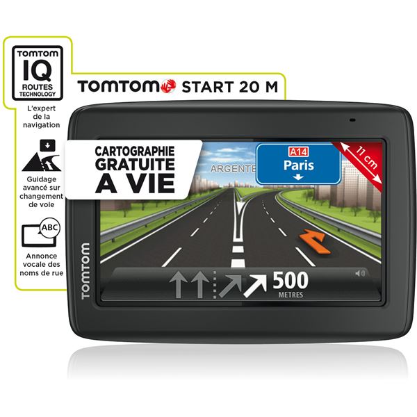 GPS TomTom Start 20M Europe 23 pays + Housse de protection