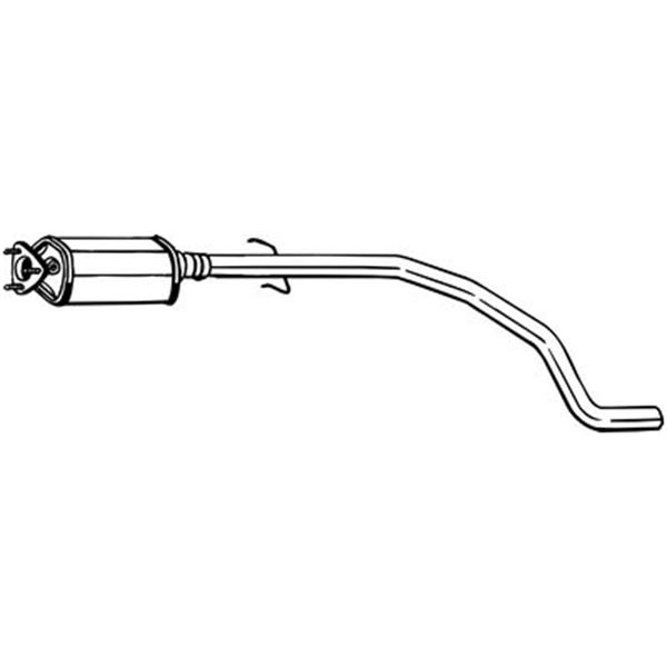 1 filtre à particules Bosal 097244