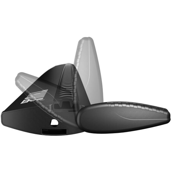 JEU DE BARRES ALU THULE WINGBAR 961 NOIRES