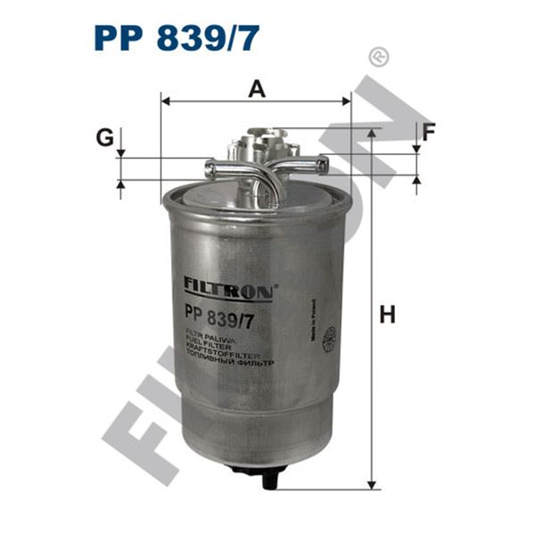 Filtre à gasoil Filtron PP839/7