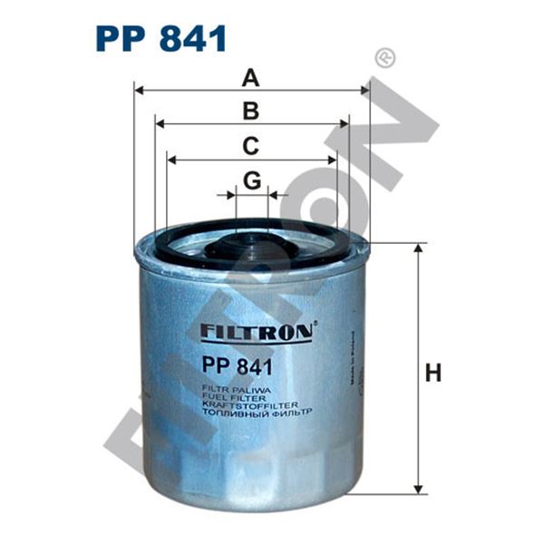 Filtre à gasoil Filtron PP841