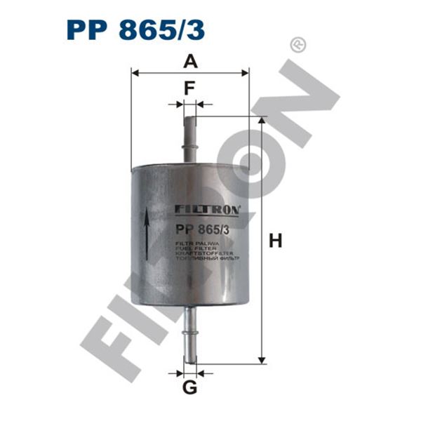Filtre à gasoil Filtron PP865/3