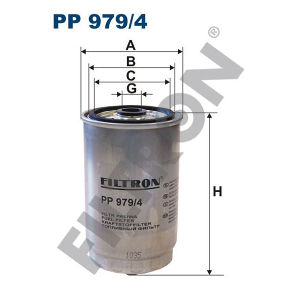 Filtre à gasoil Filtron PP979/4