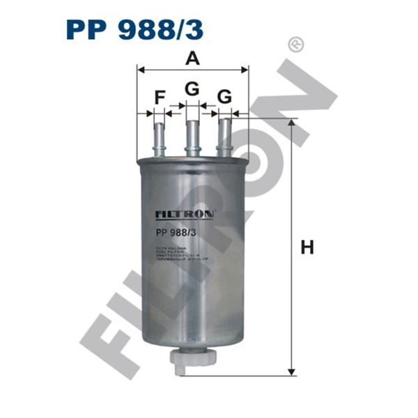 Filtre à gasoil Filtron PP988/3