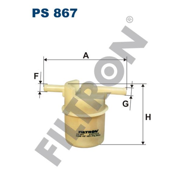 Filtre à gasoil Filtron PS867