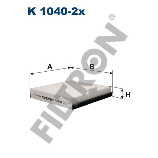 Filtre d'habitacle Filtron K1040-2X
