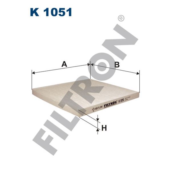 Filtre d'habitacle Filtron K1051