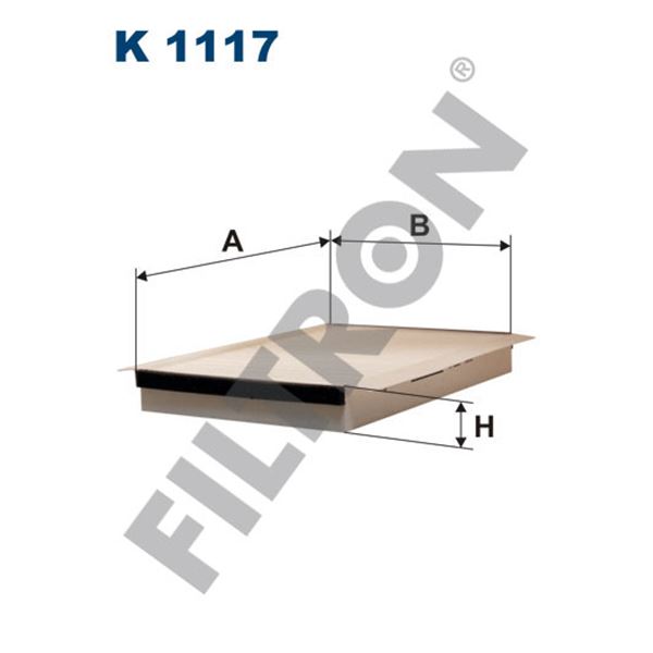 Filtre d'habitacle Filtron K1117