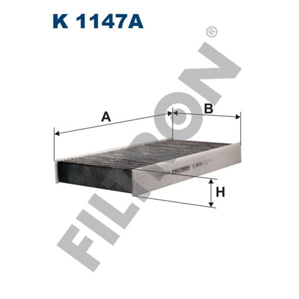 Filtre d'habitacle Filtron K1147A