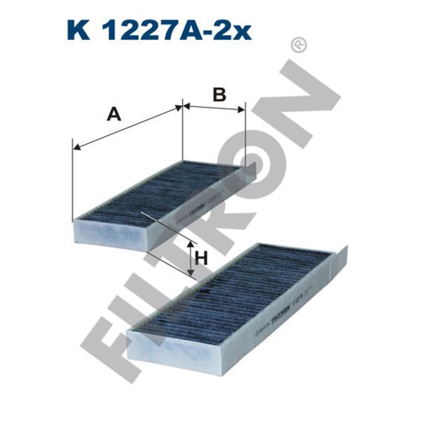 Filtre d'habitacle Filtron K1227A-2X