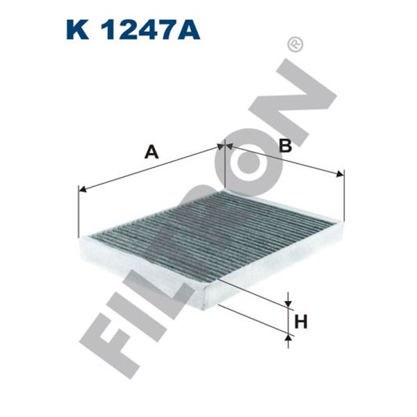 Filtre d'habitacle Filtron K1247A