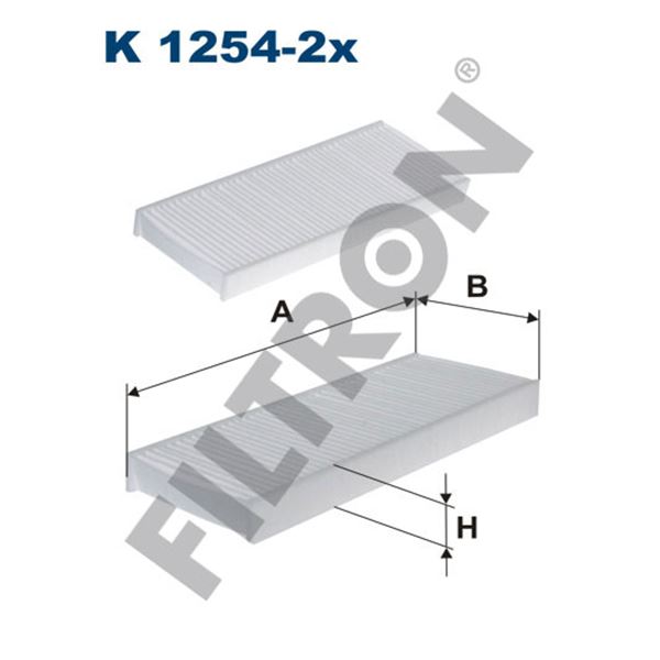 Filtre d'habitacle Filtron K1254-2X