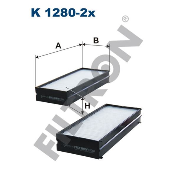 Filtre d'habitacle Filtron K1280-2X