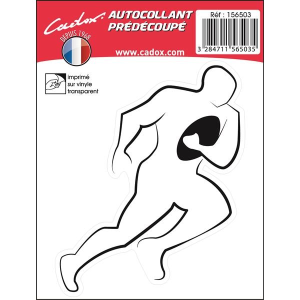MINISTICKER CARROSSERIE RUGBYMAN CADOX