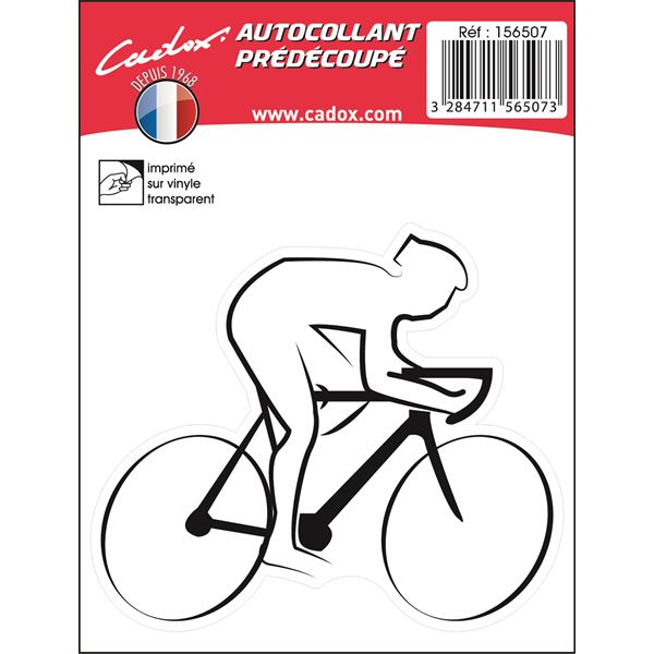 MINISTICKER CARROSSERIE CYCLISTE CADOX