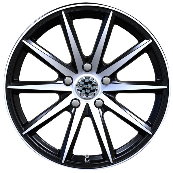 Jante aluminium Cesam 17 pouces Black Poli Satine