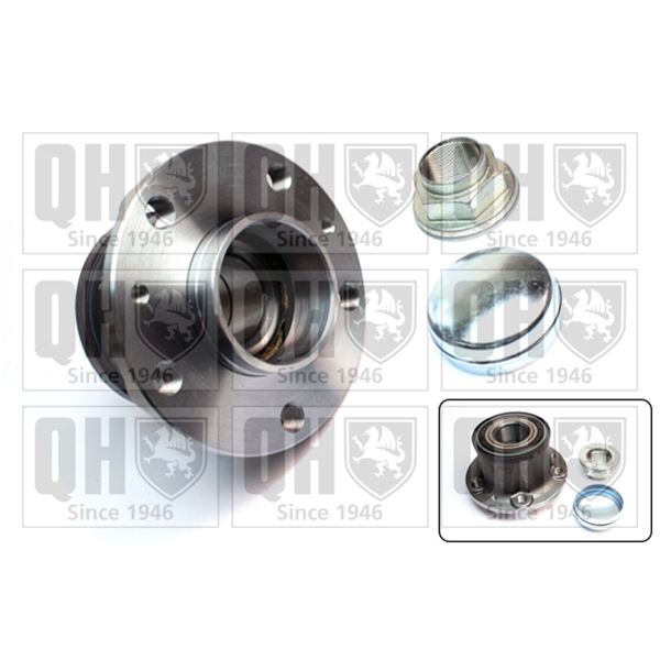 1 kit de roulement de roue arrière Quinton Hazell QWB1400