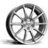 Jante MOMO Rush Silver 7x16 5x100ET40