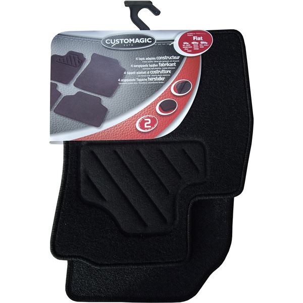 4 Tapis adaptés constructeur FIAT Moquette