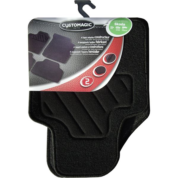 4 Tapis adaptés constructeur SKODA