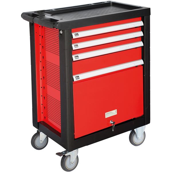Servante d'atelier 4 tiroirs et 125 outils Z-COMP125AU AmPro