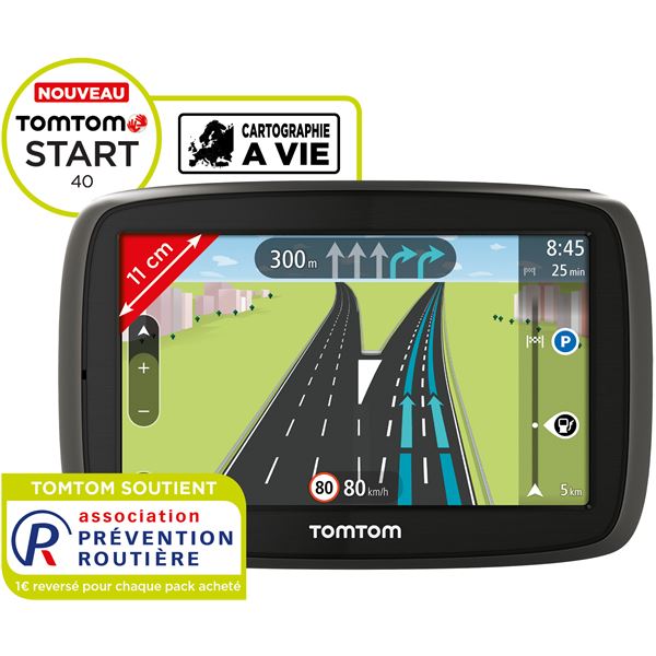 GPS Start  40 Europe 23 Pays + Housse