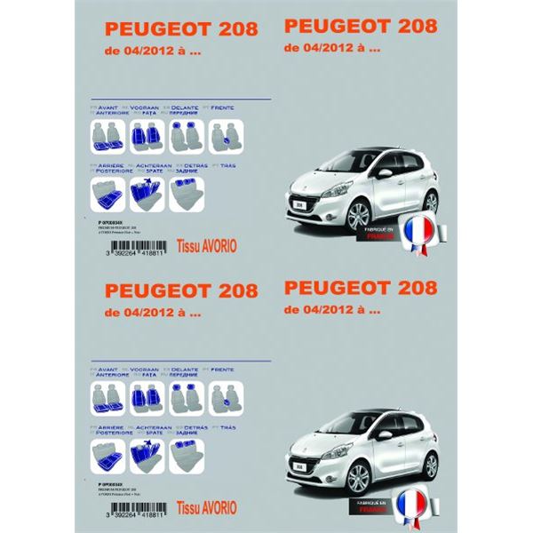 HOUSSE PREMIUM POUR 208
