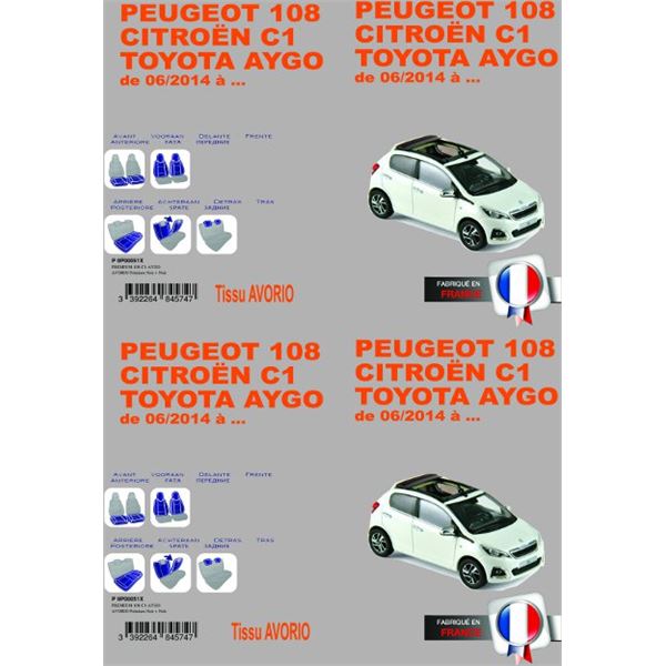 HOUSSE PREMIUM POUR 108/C1/AYGO