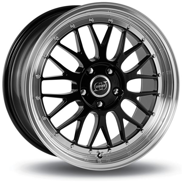Jante INFINY R1 Noir Bord Poli 8,5x18 5x114,3ET42