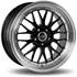 Jante INFINY R1 Noir Bord Poli 9,5x19 5x120ET42